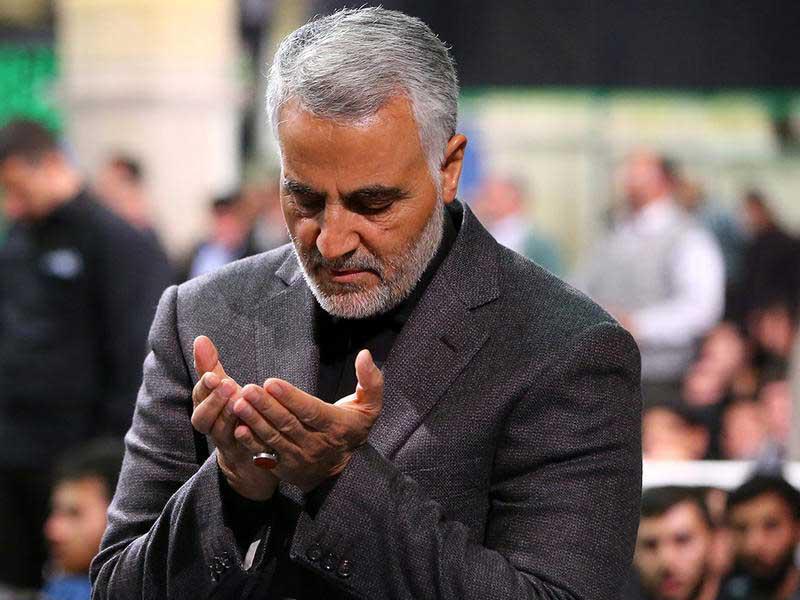 قائد فيلق القدس التابع للحرس الثوري الإيراني اللواء قاسم سليماني