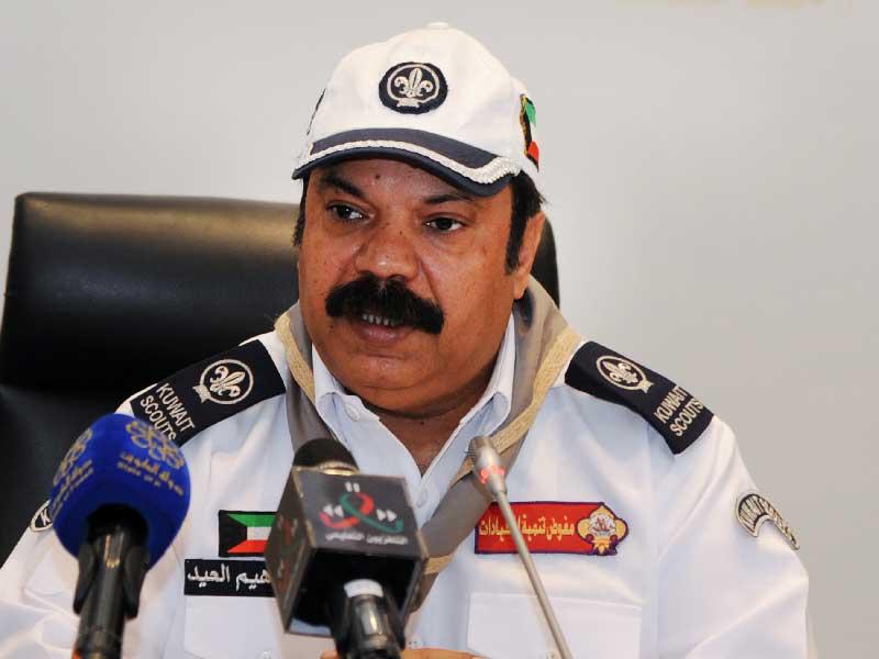 الموجه العام للتربية الكشفية بوزارة التربية، قائد المخيم الكشفي الـ 73 إبراهيم العيد 