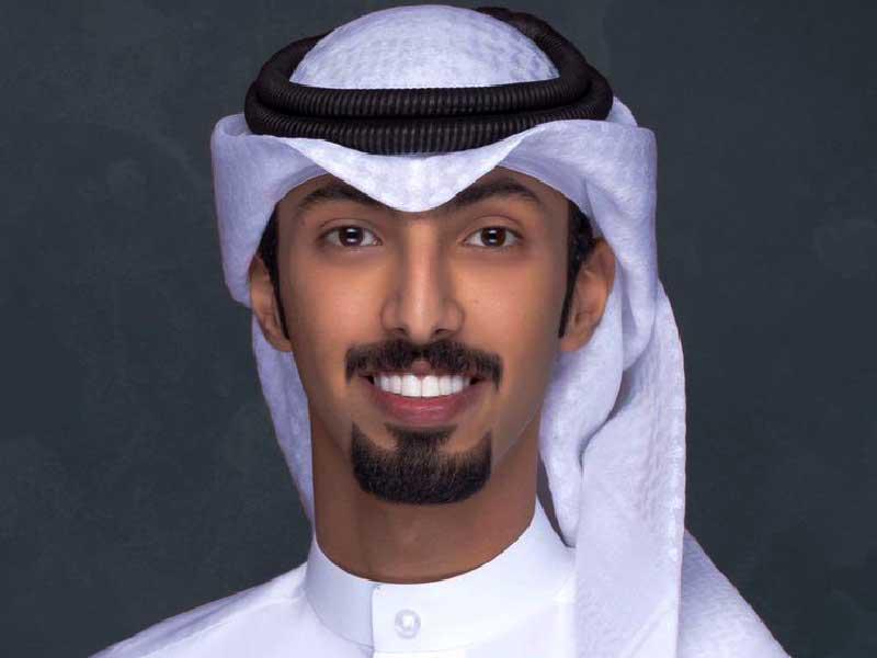 رئيس اللجنة الطلابية رئيس لجنة المستجدين في الاتحاد العام لطلبة ومتدربي الهيئة العامة للتعليم التطبيقي والتدريب، خالد الوقيت