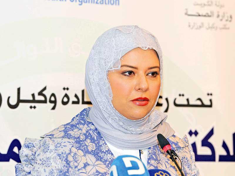 رئيسة المركز الوطني للوائح الصحية الدولية في وزارة الصحة، د. سندس القبندي