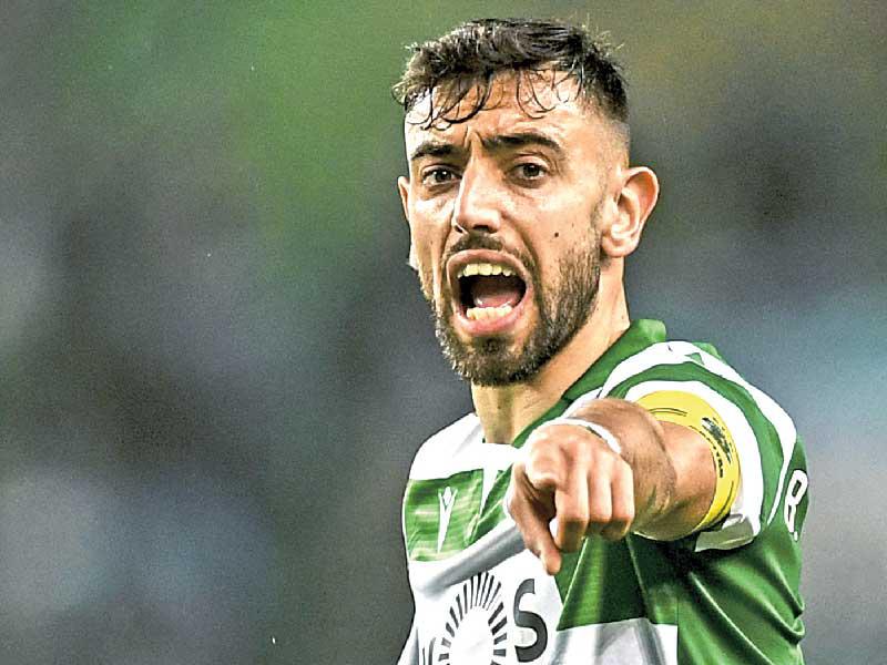 لاعب وسط فريق سبورتنغ لشبونة البرتغالي برونو فيرنانديز