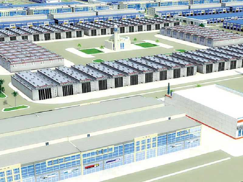 صورة أرشيفية لتصميم المدينة الصناعية في النعايم