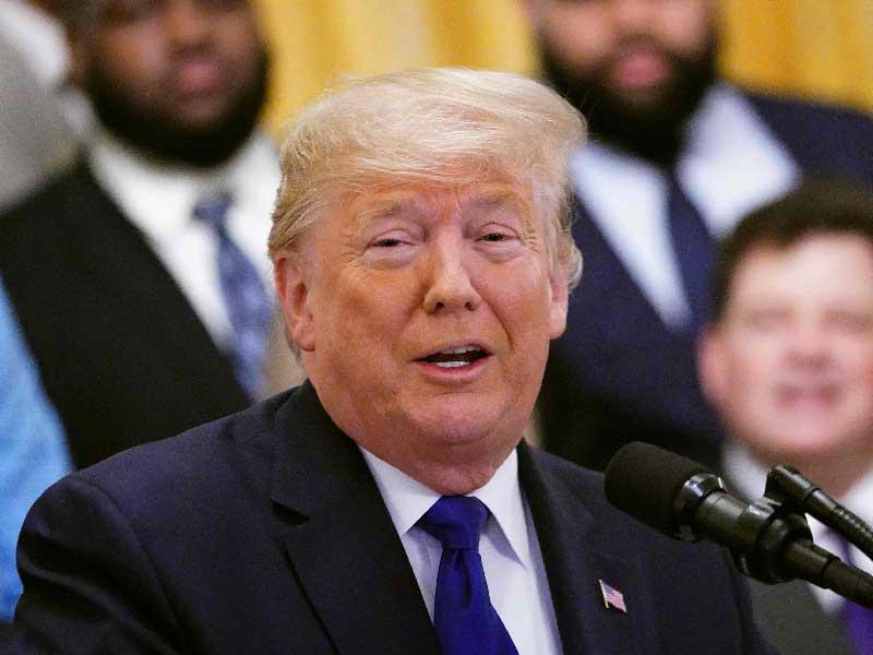 الرئيس الأميركي دونالد ترامب