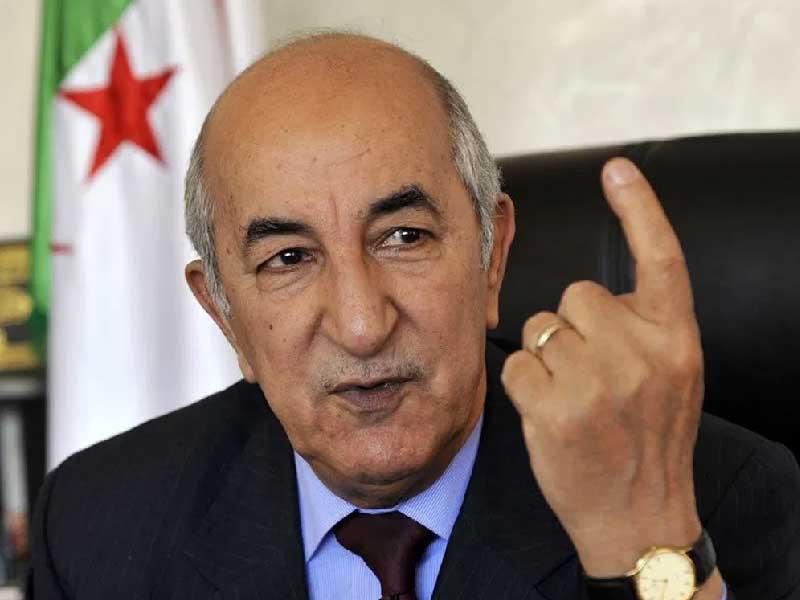 الرئيس الجزائري عبدالمجيد تبون