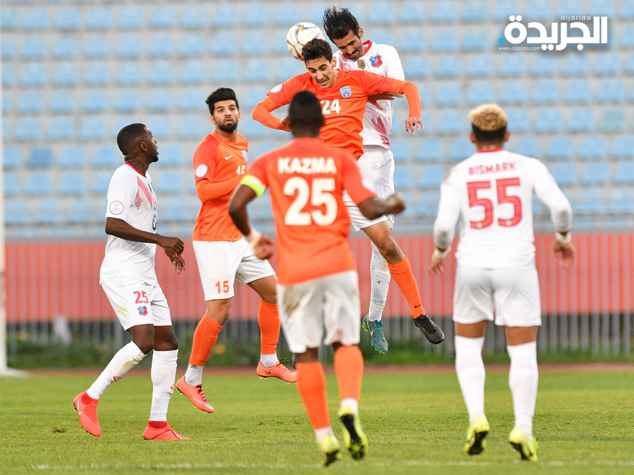  جانب من مباراة كاظمة والكويت (تصوير نوفل ابراهيم) 