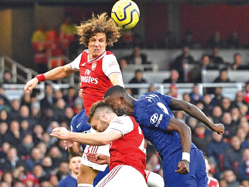 جانب من مباراة سابقة بين أرسنال وتشلسي
