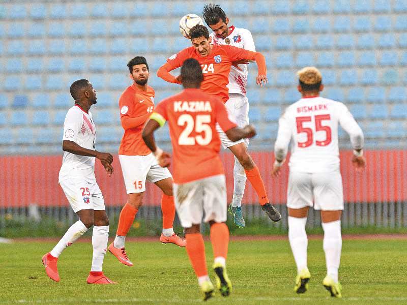 جانب من مباراة كاظمة والكويت (تصوير نوفل إبراهيم)