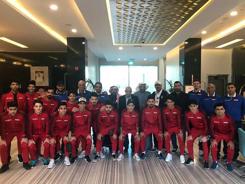 لاعبو منتخبنا الوطني الأول لكرة الصالات