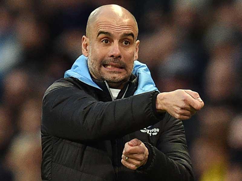 مدرب مانشستر سيتي  جوسيب غوارديولا