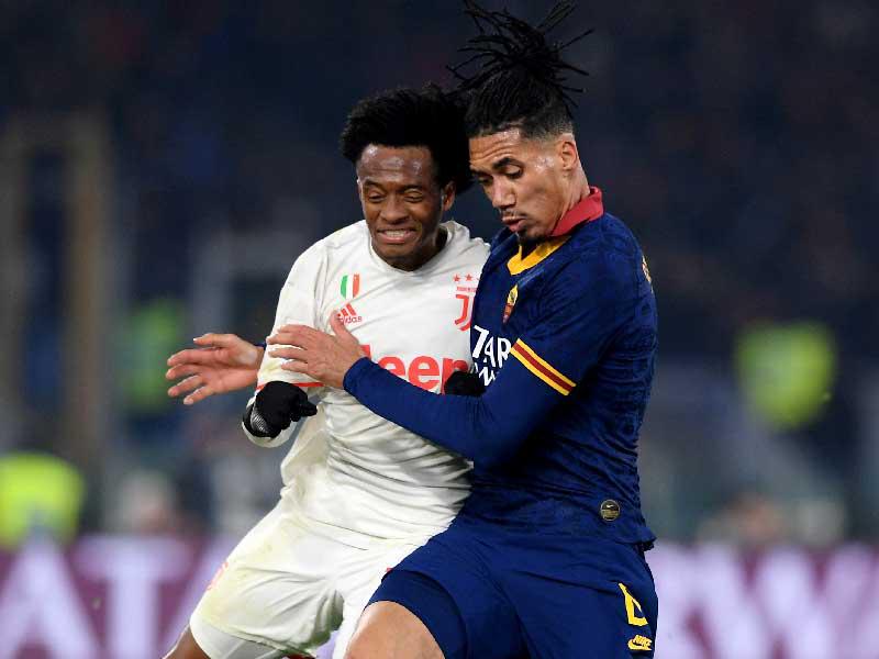 سمولينغ مدافع روما وكوادرادو نجم يوفنتوس