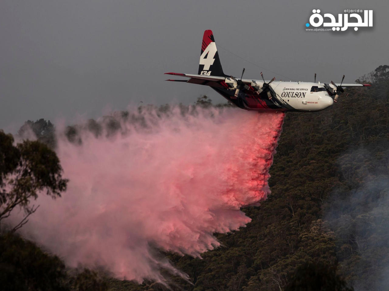 تحطم طائرة اثناء قيامها بمهام اطفاء حرائق الغابات