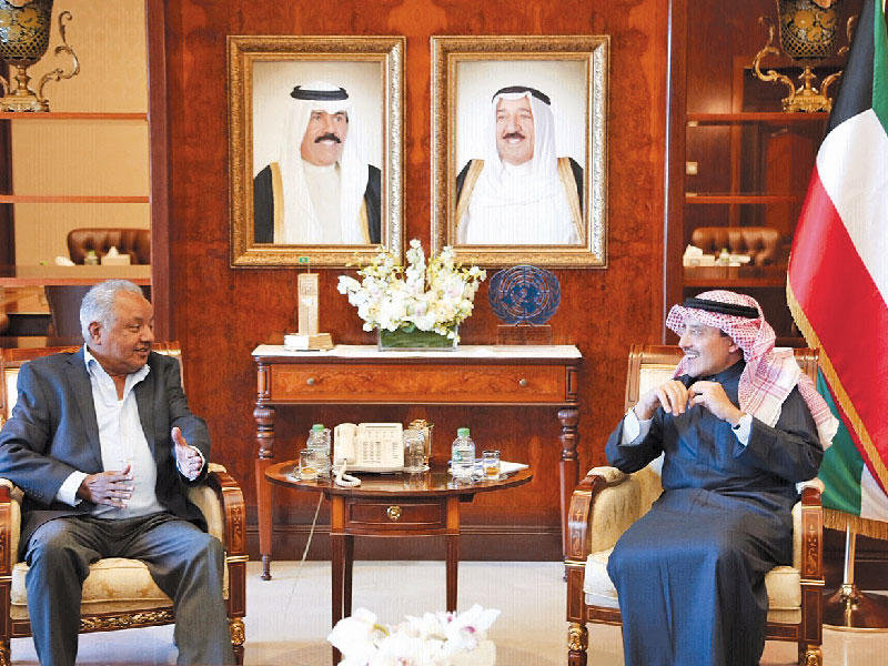 الناصر مستقبلاً النجار أمس