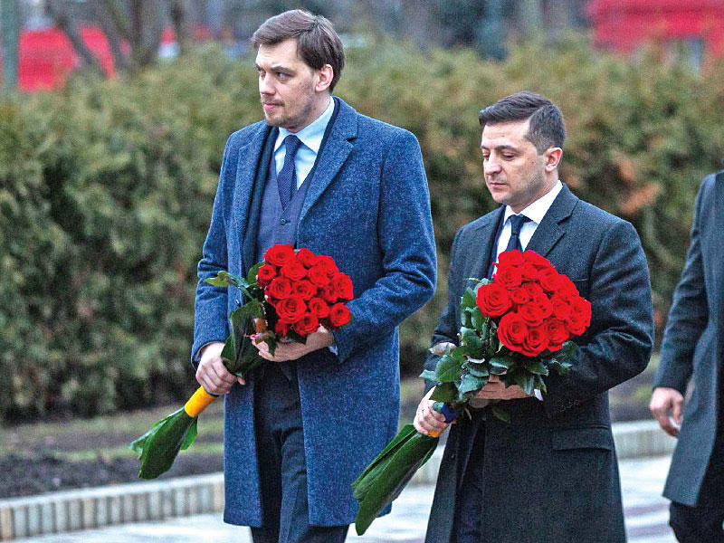 رئيس وزراء أوكرانيا أوليكسي هونشاروك: لا أنوي الاستقالة 