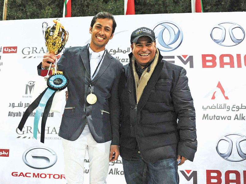 الفارس علي الخرافي مع وليد المرشود