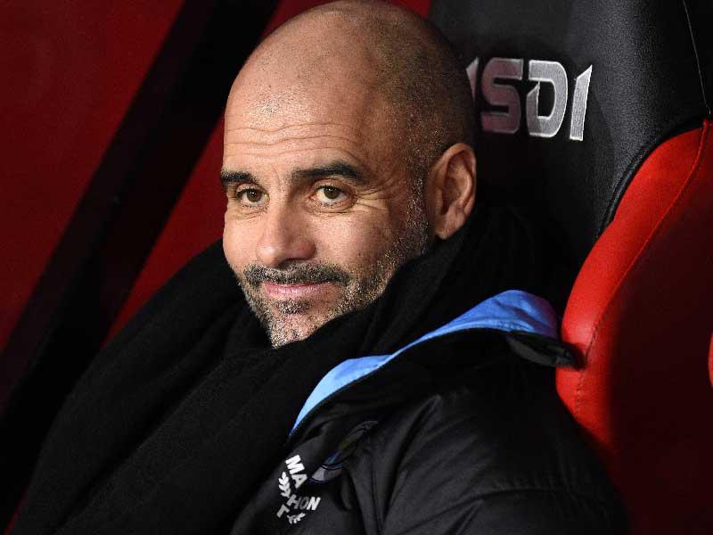  المدير الفني لفريق مانشستر سيتي الإنكليزي لكرة القدم جوسيب غوارديولا