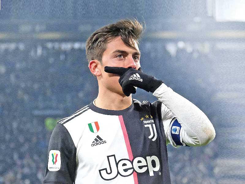 النجم الارجنتيني لاعب يوفنتوس الايطالي