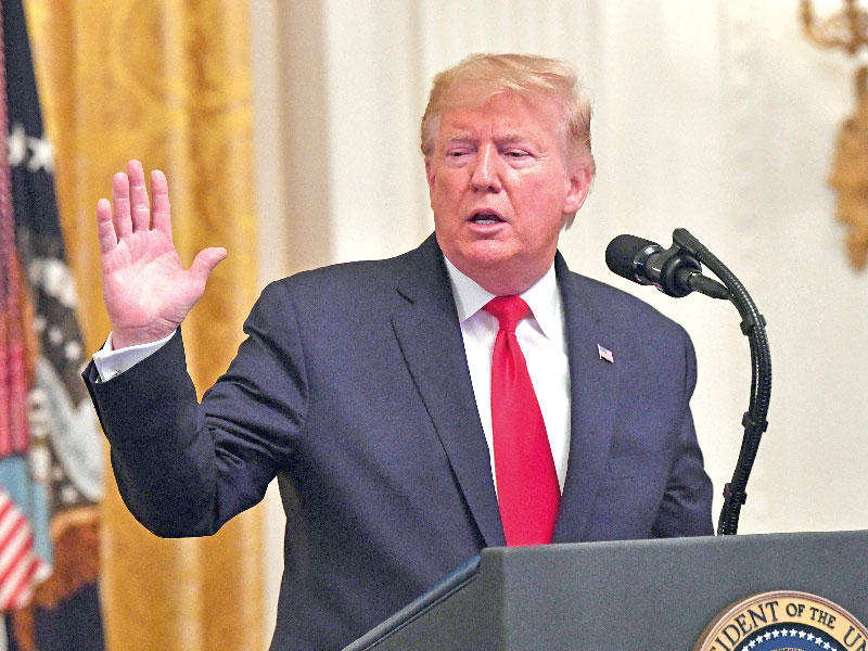 الرئيس الأميركي دونالد ترامب