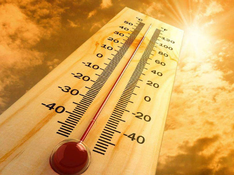 ارتفاع تدريجي للحرارة 