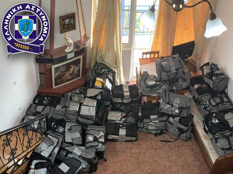 الشرطة اليونانية تضب 1.2 طن من الكوكايين