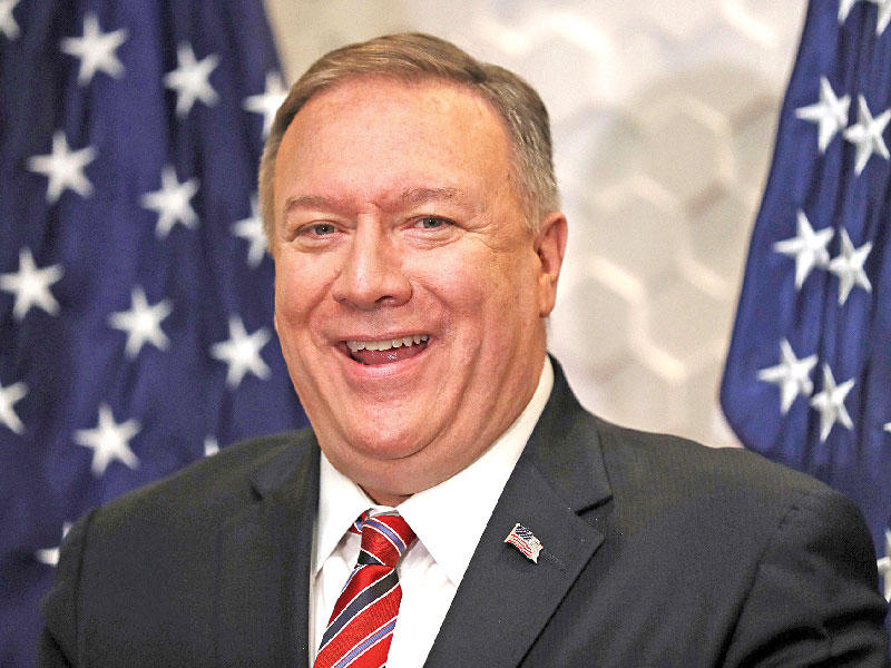 ووزير الخارجية الأمريكي بومبيو 