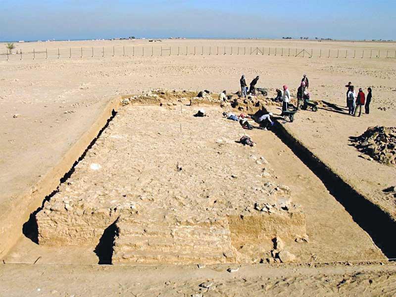 نشاط إدارة الآثار التنقيبي في جزيرة فيلكا