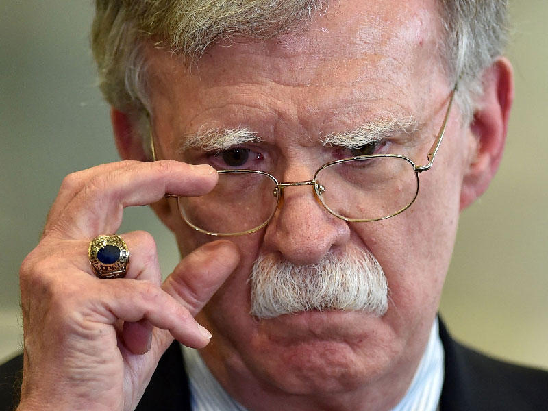 مستشار الأمن القومي السابق جون بولتون 