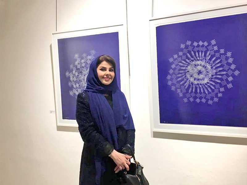 الفنانة التشكيلية السعودية لولوة الحمود