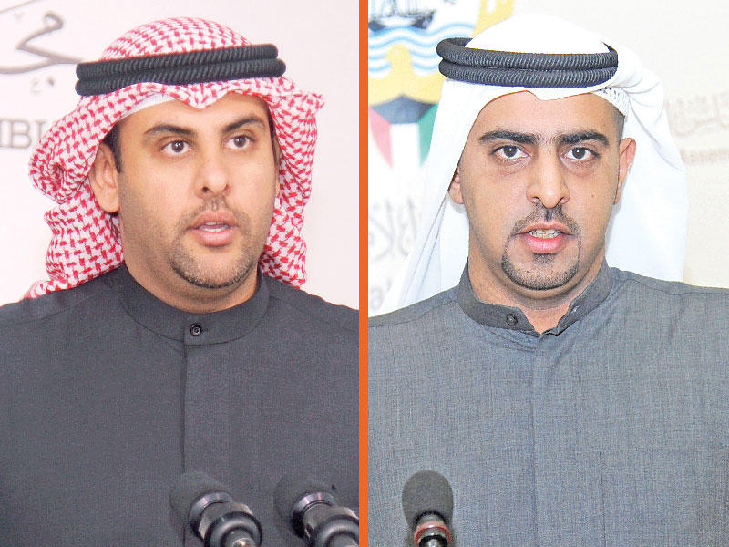 النائب راكان النصف  - النائب يوسف الفضالة 