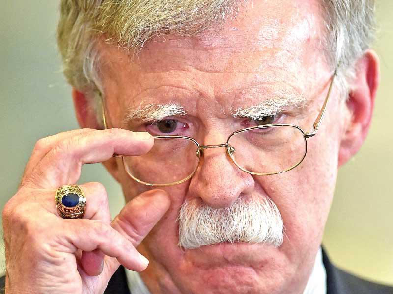 مستشار الأمن القومي الأميركي السابق جون بولتون