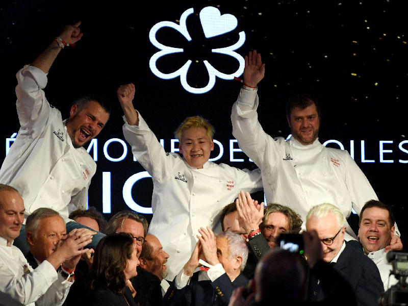 احتفلت ميشلان جايد إنترناشيونال برعاية ثلاثة من كبار الطهاة الفرنسيين