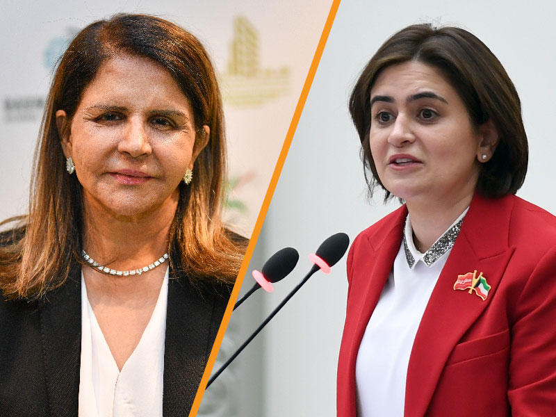 وزيرة الشؤون الاجتماعية د. غدير أسيري  - المديرة العامة للهيئة العامة لشؤون ذوي الإعاقة د. شفيقة العوضي