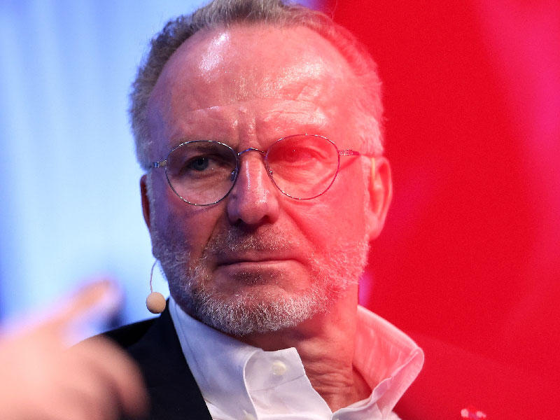 كارل هاينز رومينيغه الرئيس التنفيذي لنادي بايرن ميونيخ الألماني لكرة القدم