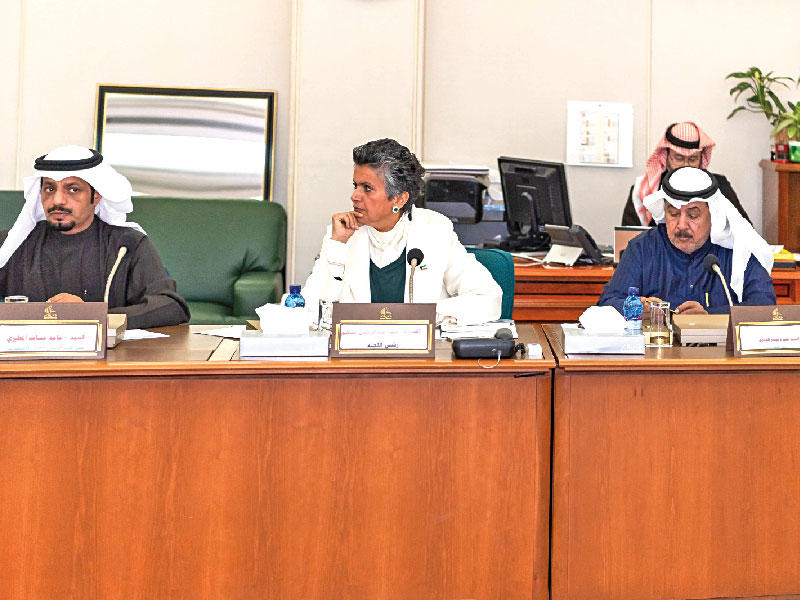 الهاشم متوسطة المطيري ودميثير في اجتماع «المالية»