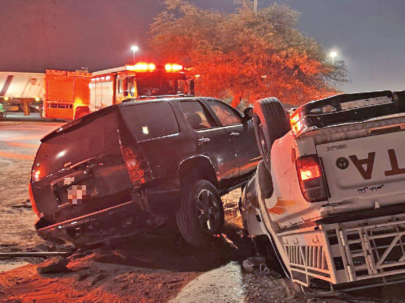 حادث طريق الدائري السادس