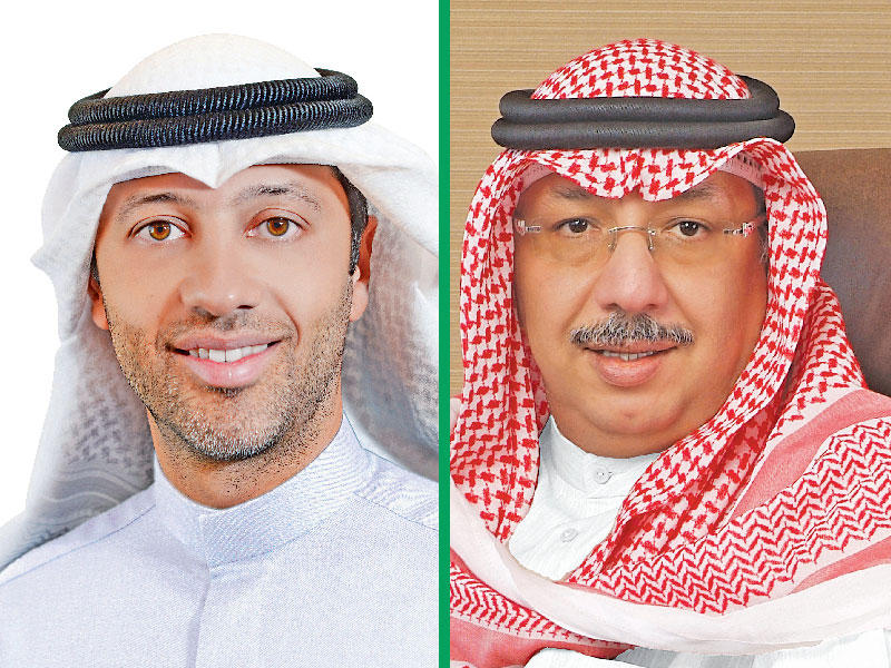  رئيس مجلس إدارة بنك الكويت الدولي «KIB» الشيخ محمد جراح الصباح- نائب رئيس مجلس الإدارة والرئيس التنفيذي لـ«KIB»، رائد بوخمسين