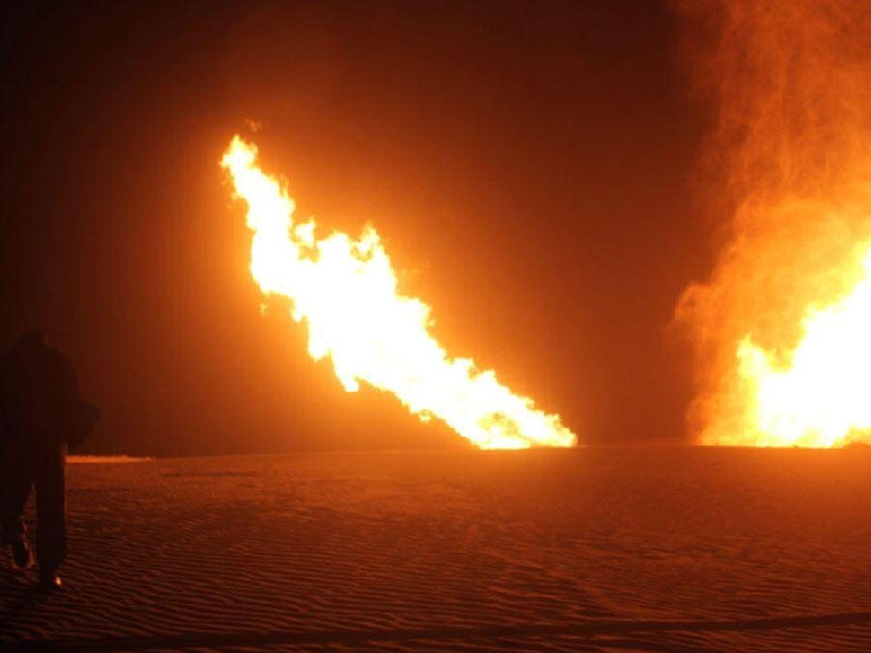 تفجير خط للغاز بسيناء