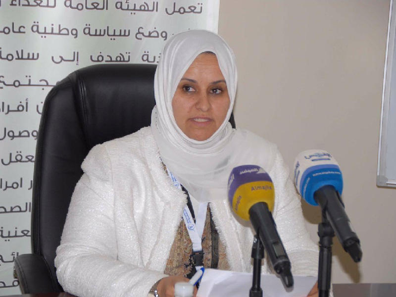 نائبة المدير العام للشؤون الفنية ورئيسة اللجنة العليا لسلامة الأغذية بالهيئة د. ريم الفليج