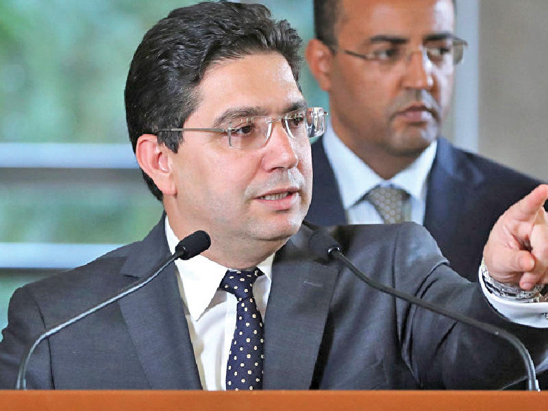 وزير الخارجية المغربي ناصر بوريطة