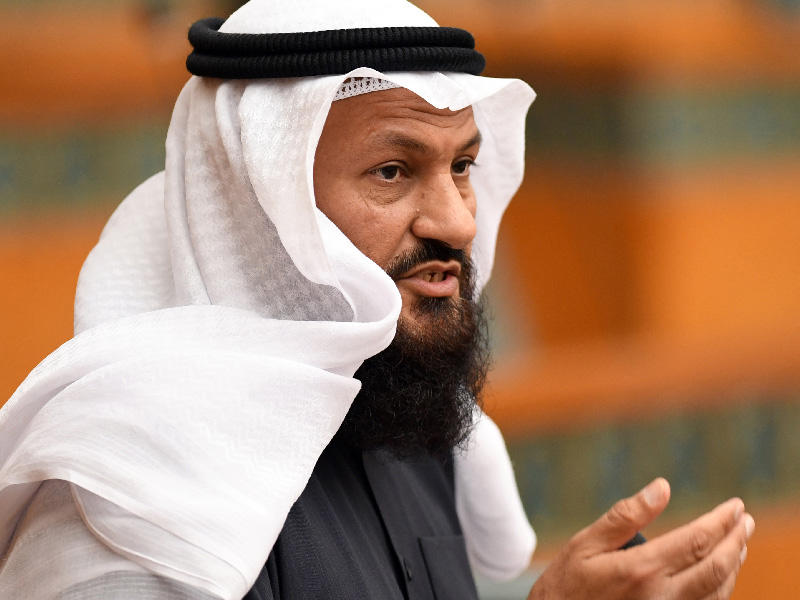 هايف متحدثاً في الجلسة