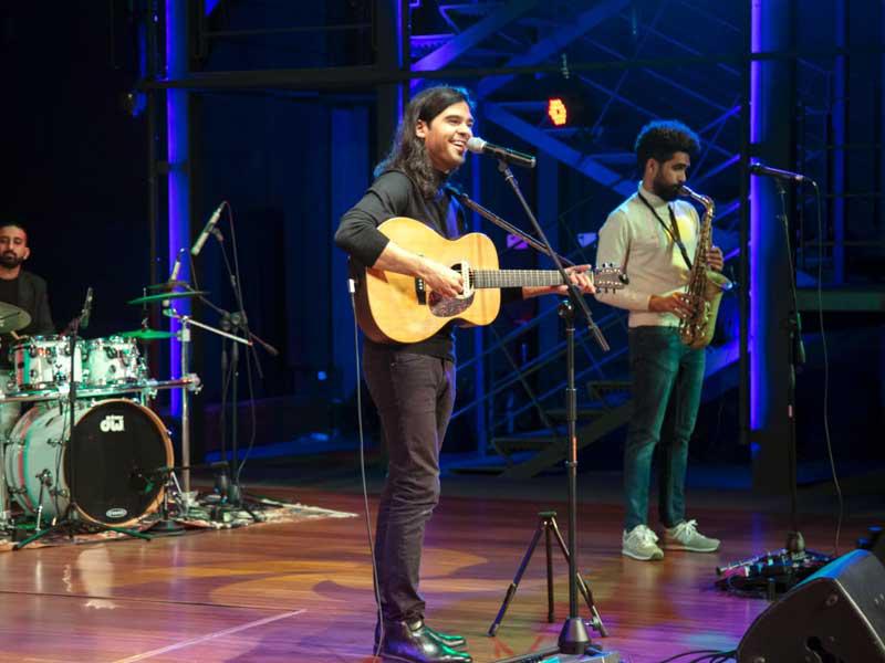 يوسف ياسين خلال الأمسية