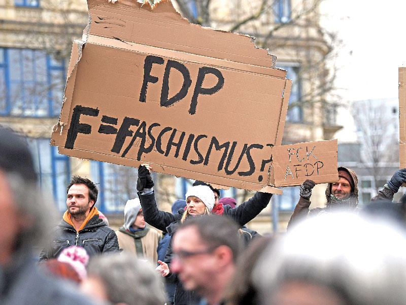 ميركل تطالب بإلغاء انتخابات ولاية تورينغن