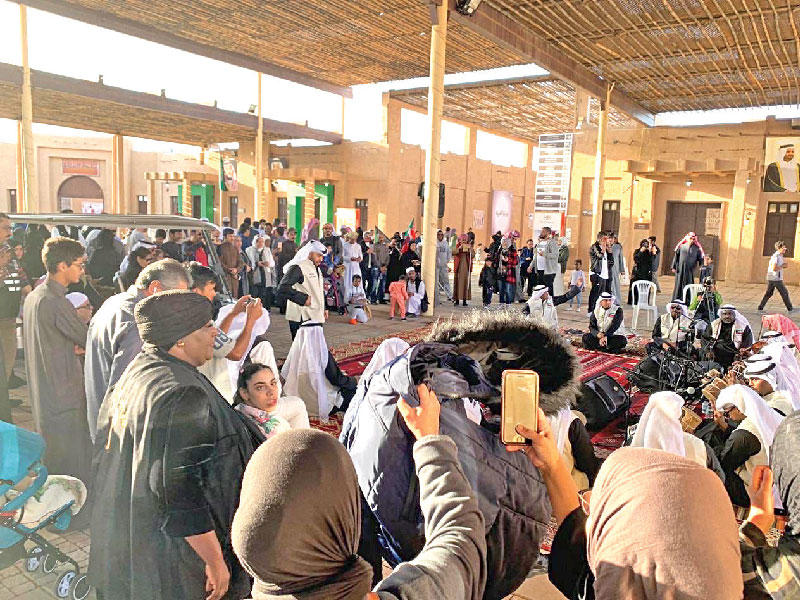 قرية الشيخ صباح الأحمد التراثية للموروث الشعبي الخليجي 