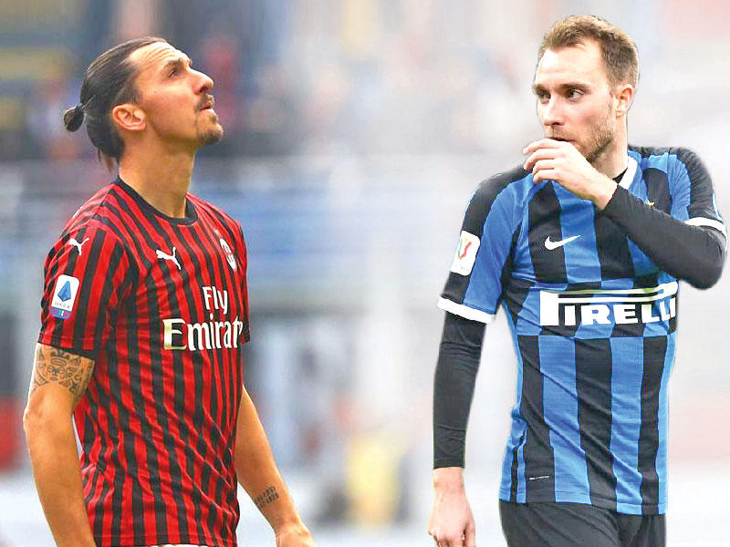 لاعب نادي انترميلان اريكسن-لاعب نادي ميلان زلاتان ابراهيموفتش