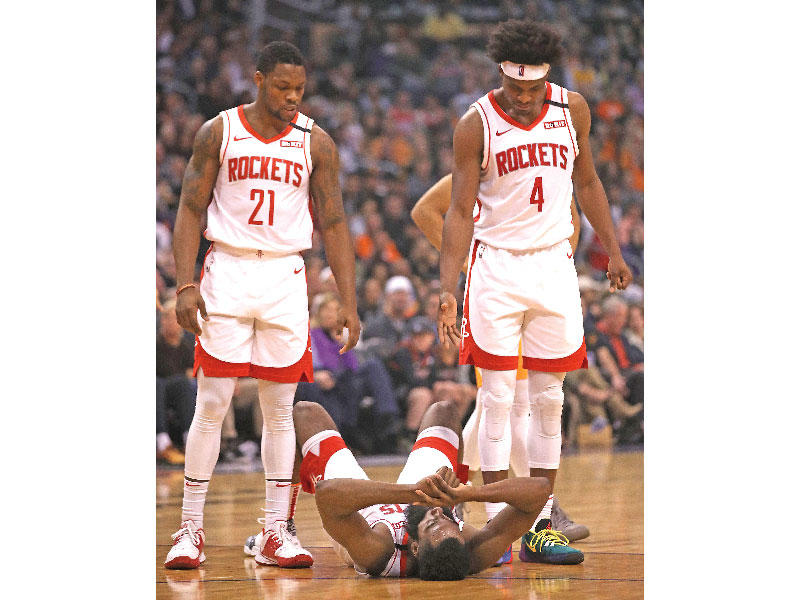 جانب من لقاء هيوستن وفينيكس