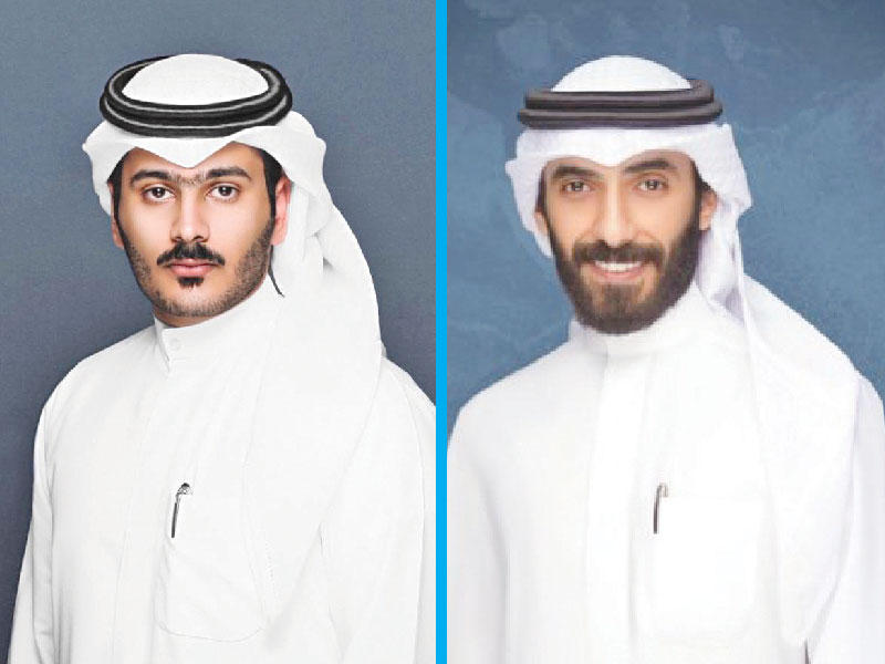 رئيس الاتحاد الوطني لطلبة الكويت - فرع الجامعة عبدالرحمن الهاملي - رئيس جمعية العلوم في جامعة الكويت جراح العدواني