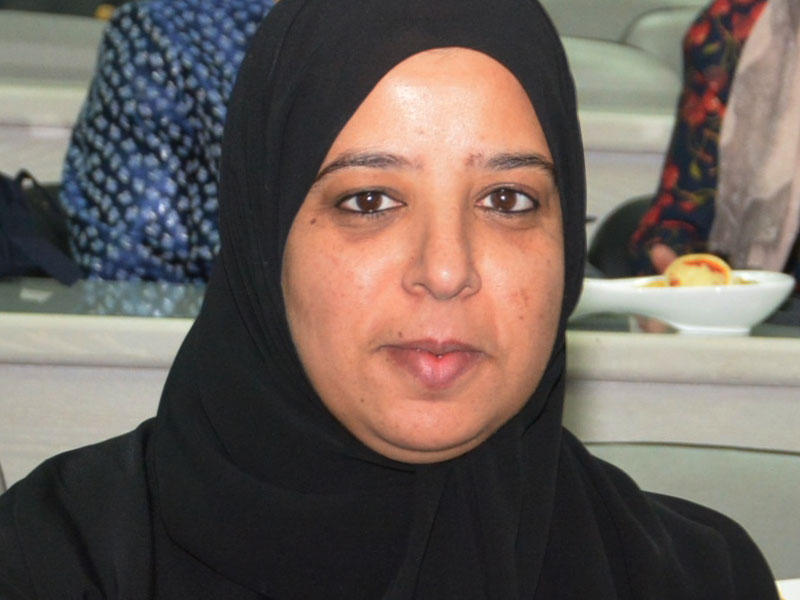  المنسقة العامة للمسابقة مديرة إدارة الصناديق الوقفية بالإنابة في الأمانة العامة للأوقاف، لينة المطوع