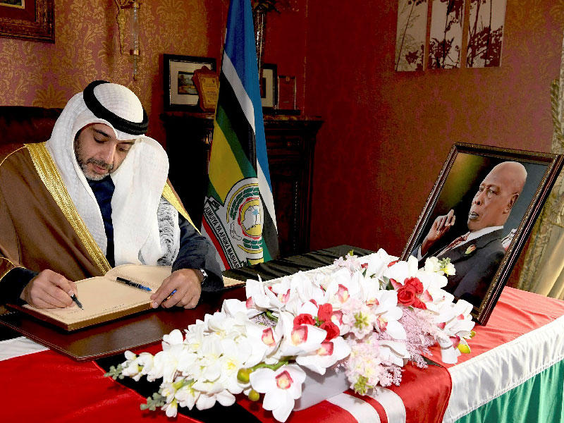 العبدالله ينقل التعازي إلى سفارة كينيا أمس