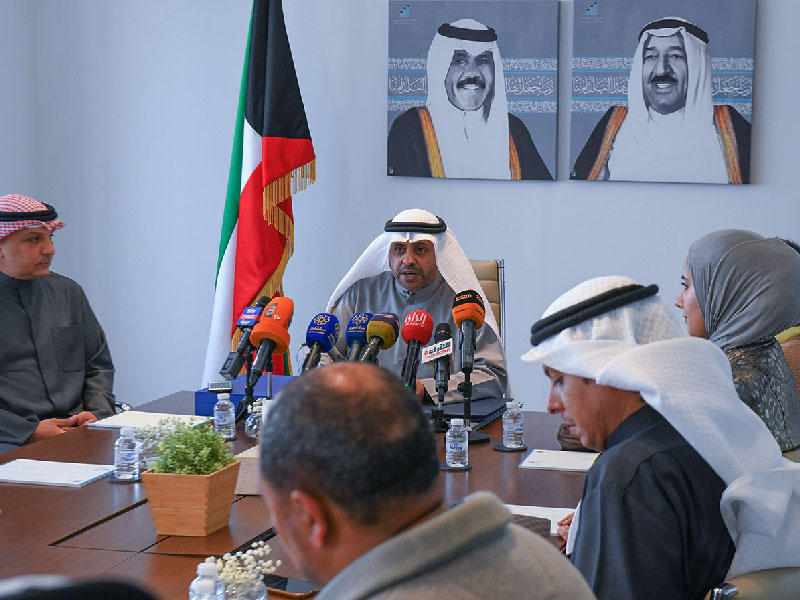 وزير الإعلام خلال مؤتمر إطلاق الجائزة