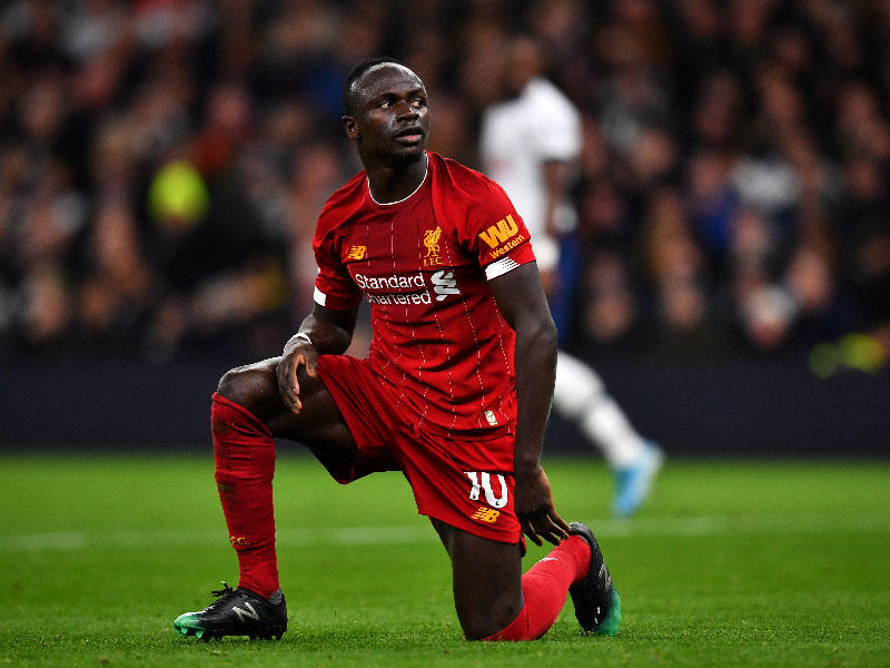 لاعب نادي ليفربول الانجليزي النجم السنغالي ساديو ماني