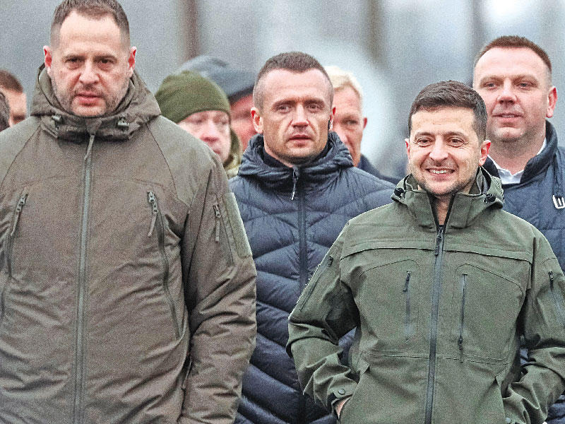 الرئيس الأوكراني فولوديمير زيلنسكي